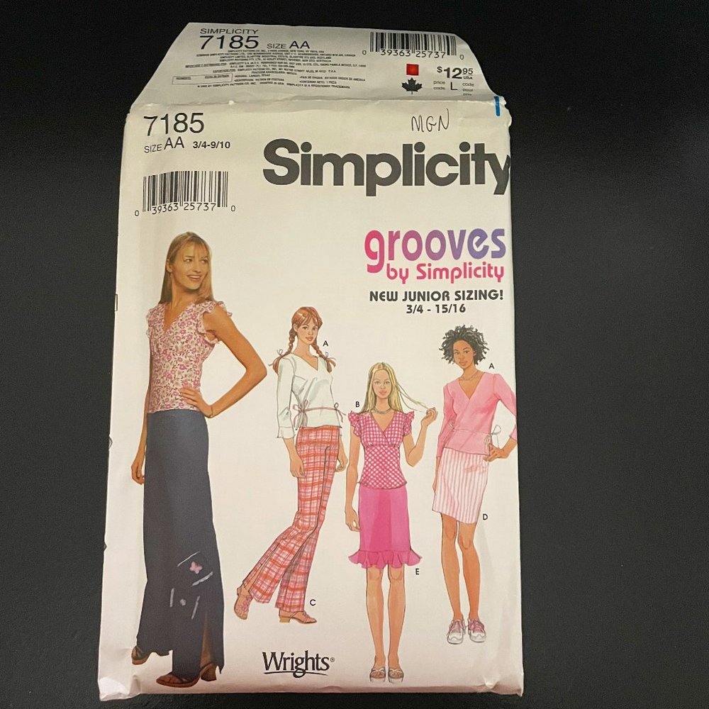 Simplicity 7185 Wardrobe Sewing Pattern